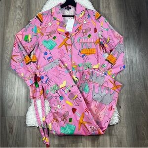 Karen Mabon Elephant in the Room organic cotton pajamas